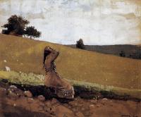 Homer, Winslow - The Green Hill aka On the Hill